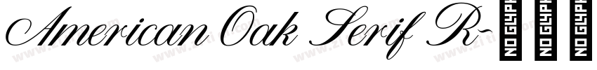 American Oak Serif R字体转换